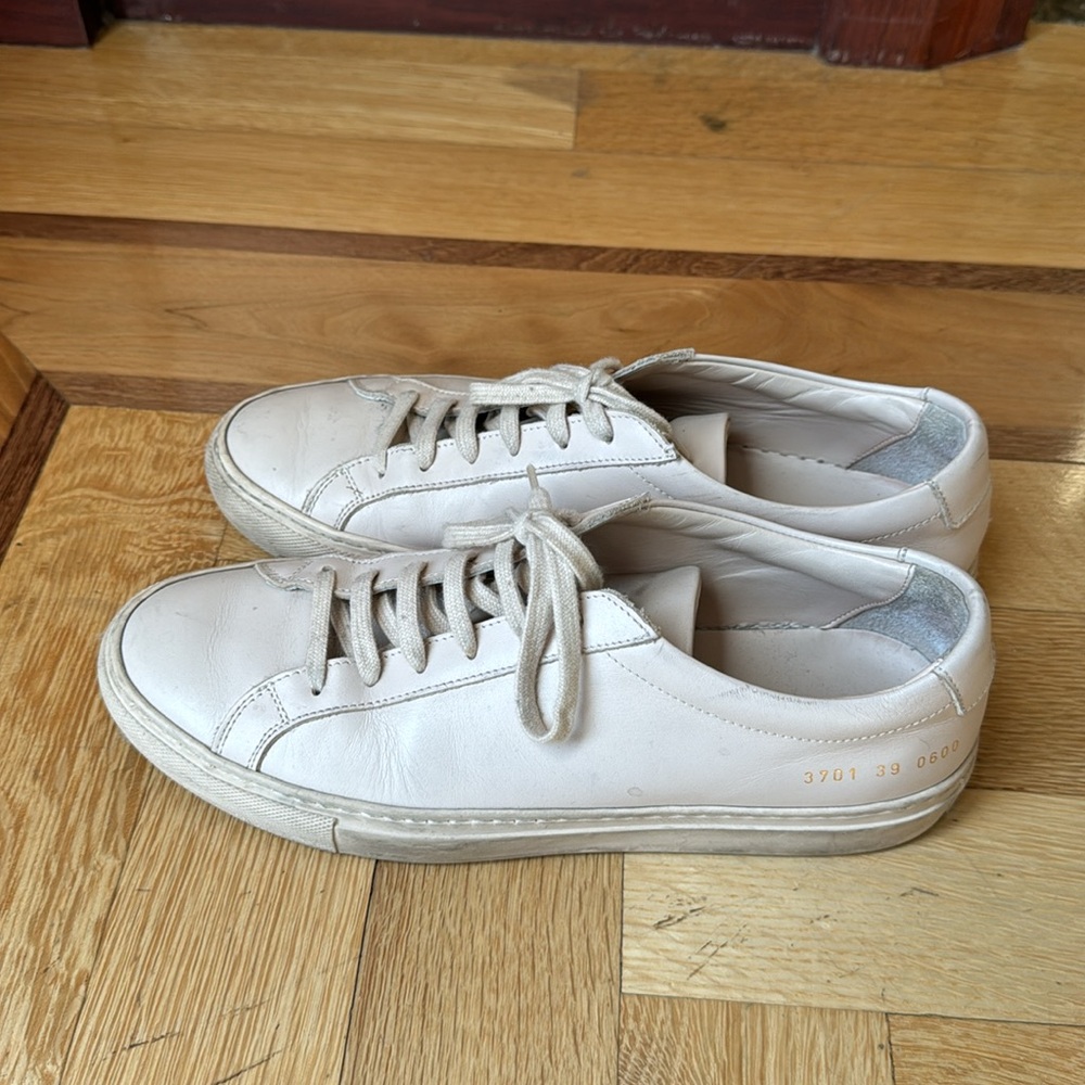 Common Projects women's achilles sneakers pink beige